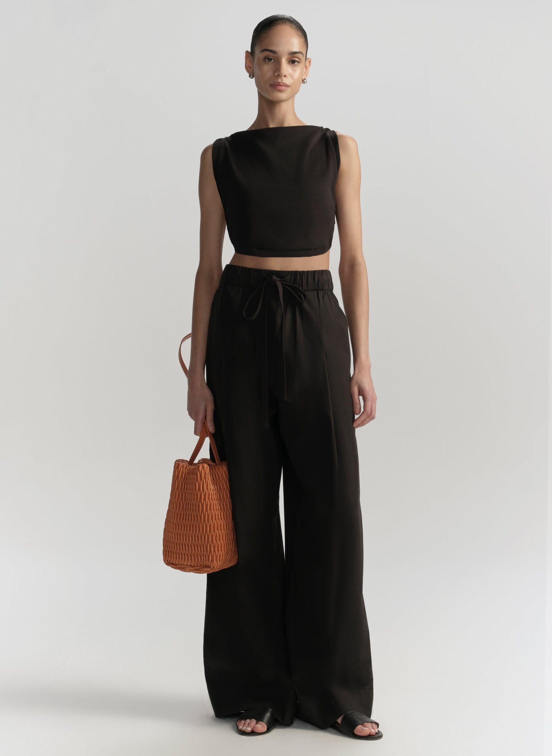 A.L.C. James Cotton Drawstring Pant - Image 1