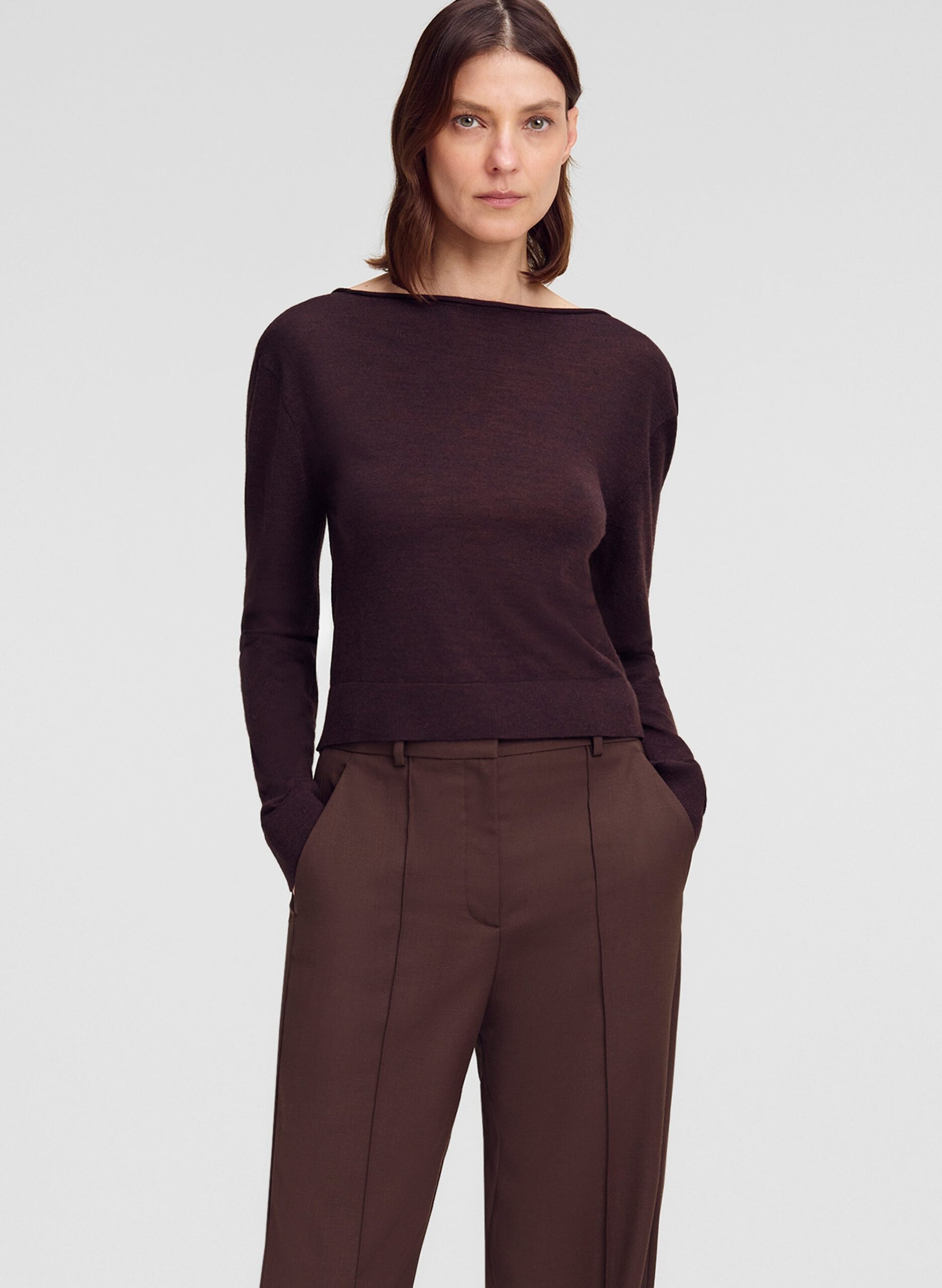 A.L.C. Heather Fine Merino Top - Image 1
