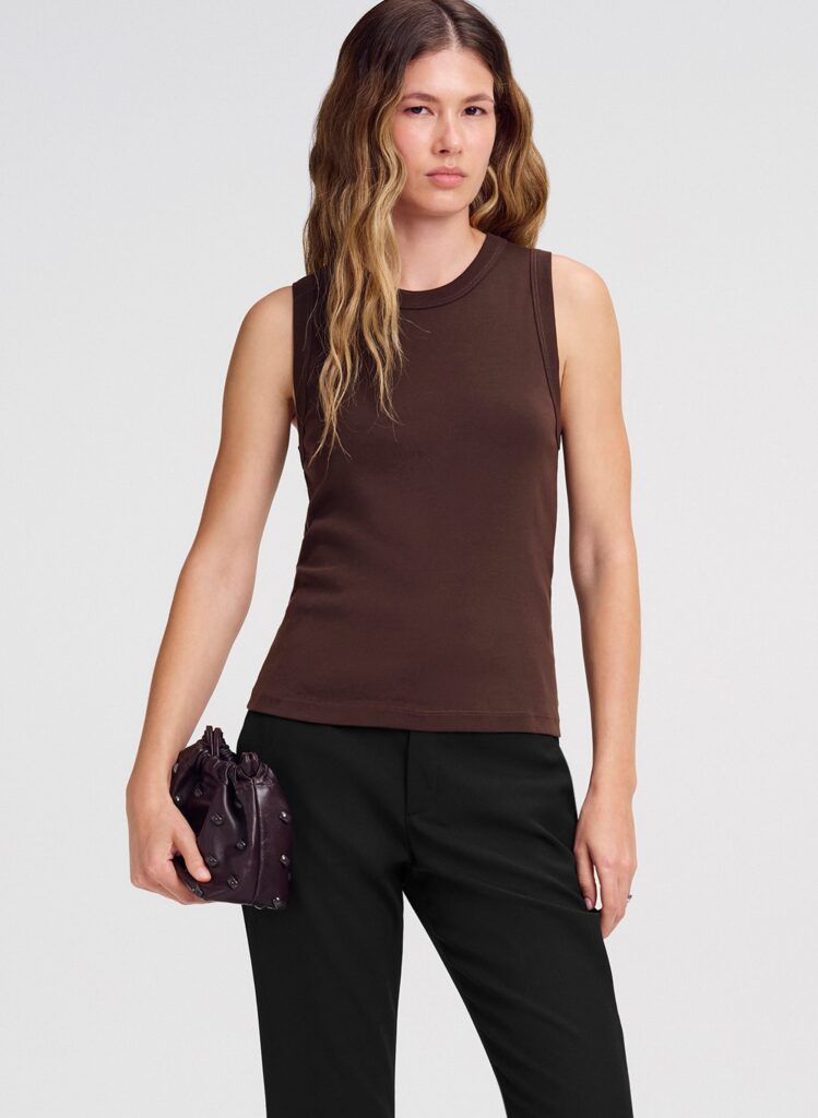 A.L.C. Hadley Cotton Rib Tank - Image 1