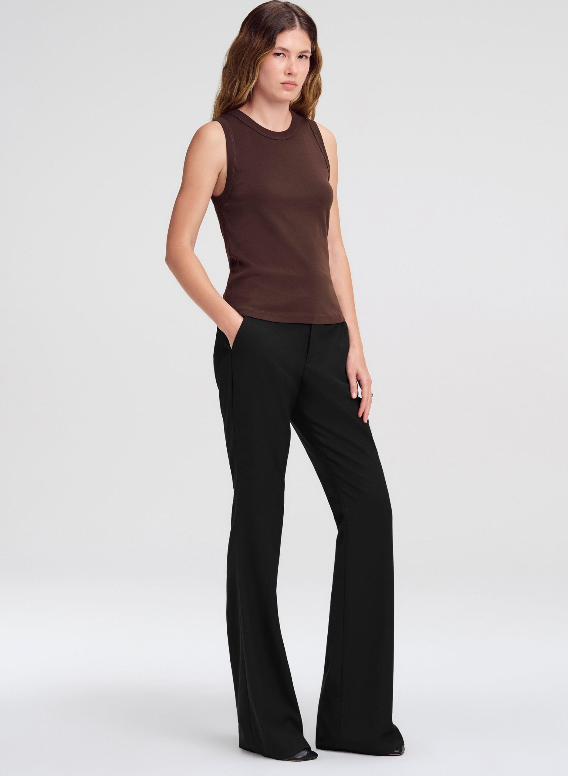 MNALC140926200023062_3 A.L.C. Hadley Cotton Rib Tank - Image 3