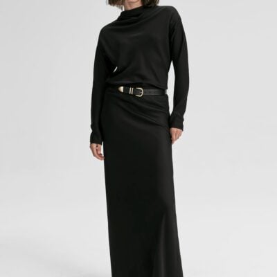 A.L.C. Greta Satin Maxi Skirt - Image 1