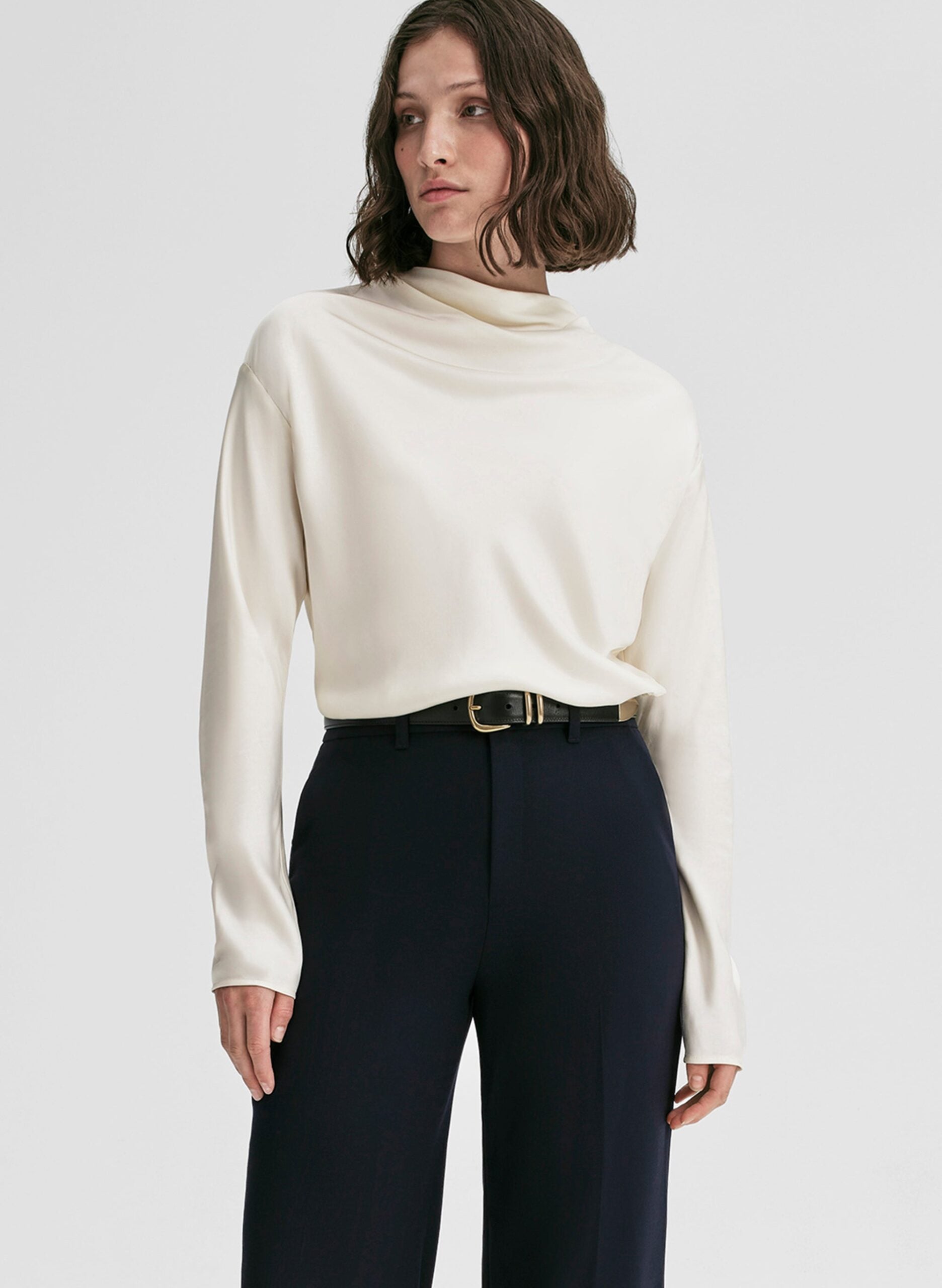 A.L.C. Georgia Satin Top - Image 1