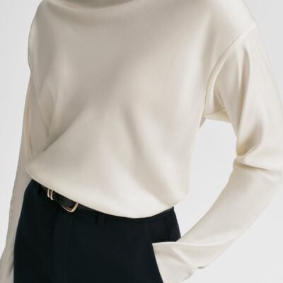 A.L.C. Georgia Satin Top - Image 2