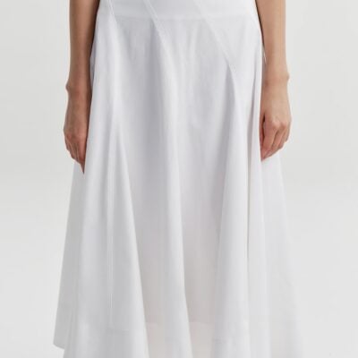 A.L.C. Gemma Stretch Cotton Midi Skirt - Image 2
