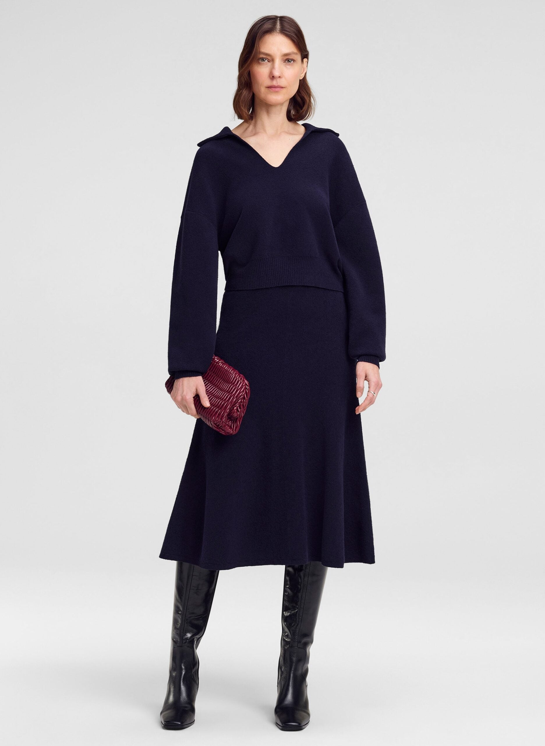 A.L.C. Flo Boucle Midi Skirt
