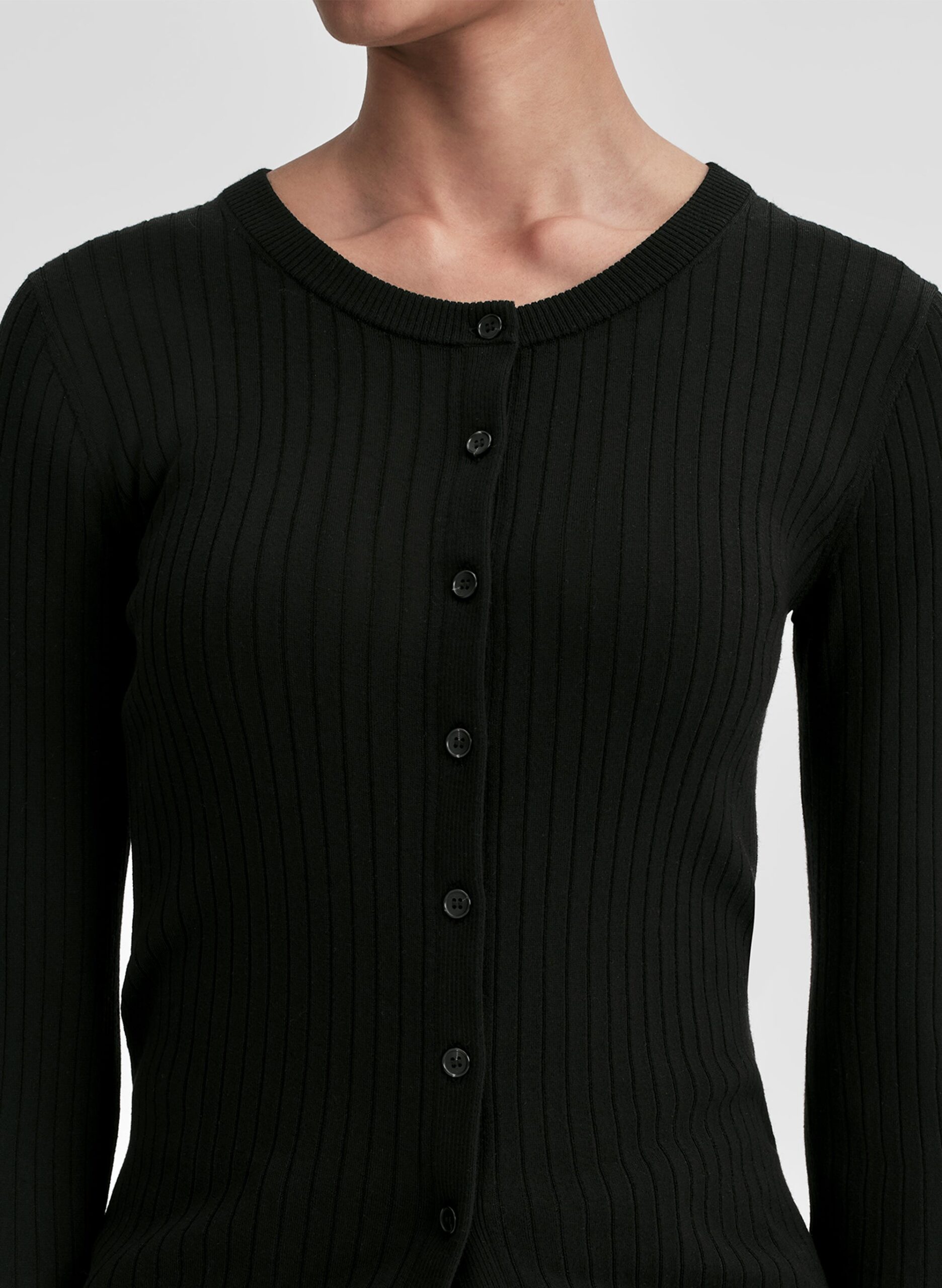 MNALC140926200023069_2 A.L.C. Fisher Fine Merino Knit Cardigan - Image 2