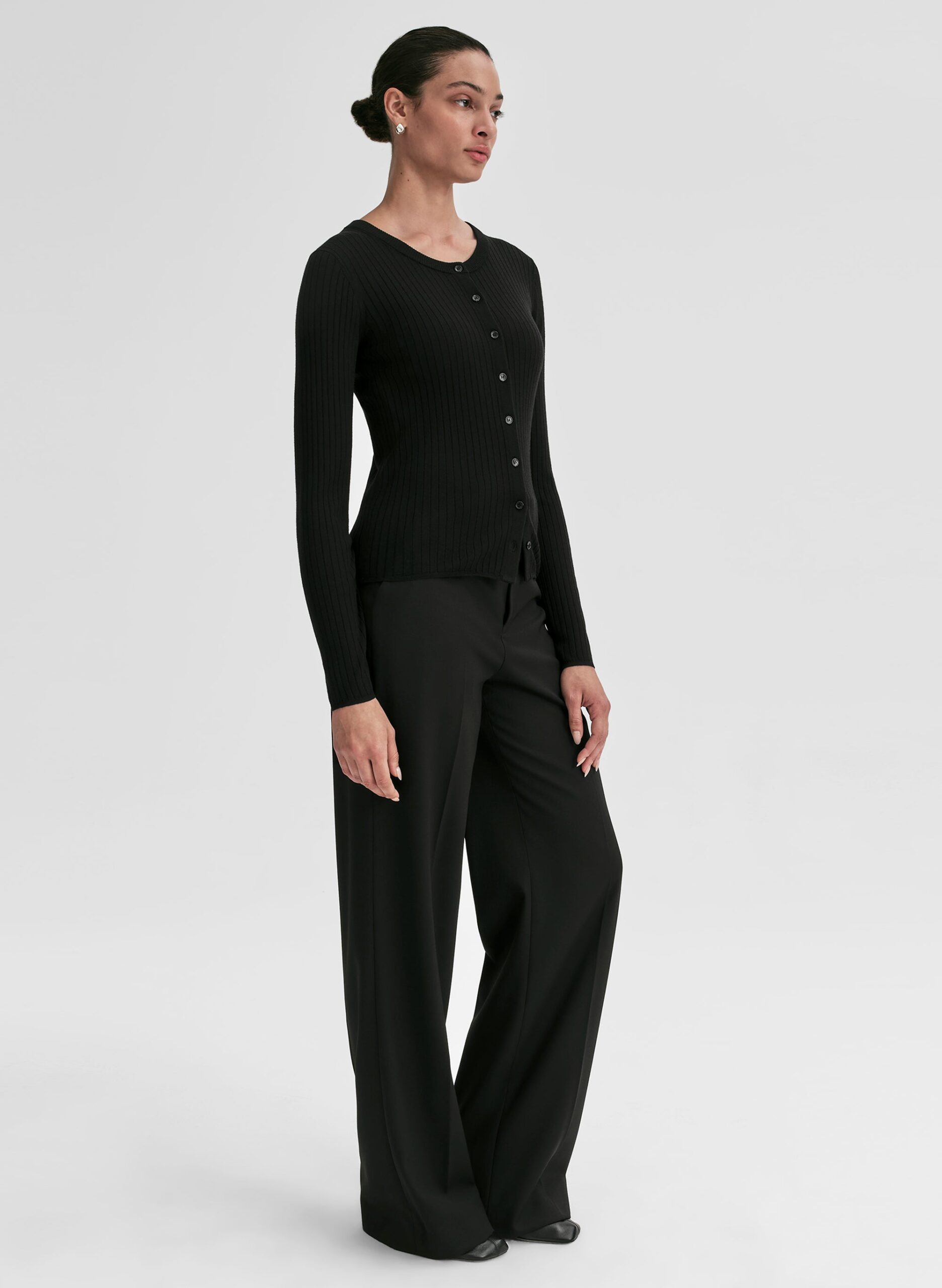 MNALC140926200023069_3 A.L.C. Fisher Fine Merino Knit Cardigan - Image 3