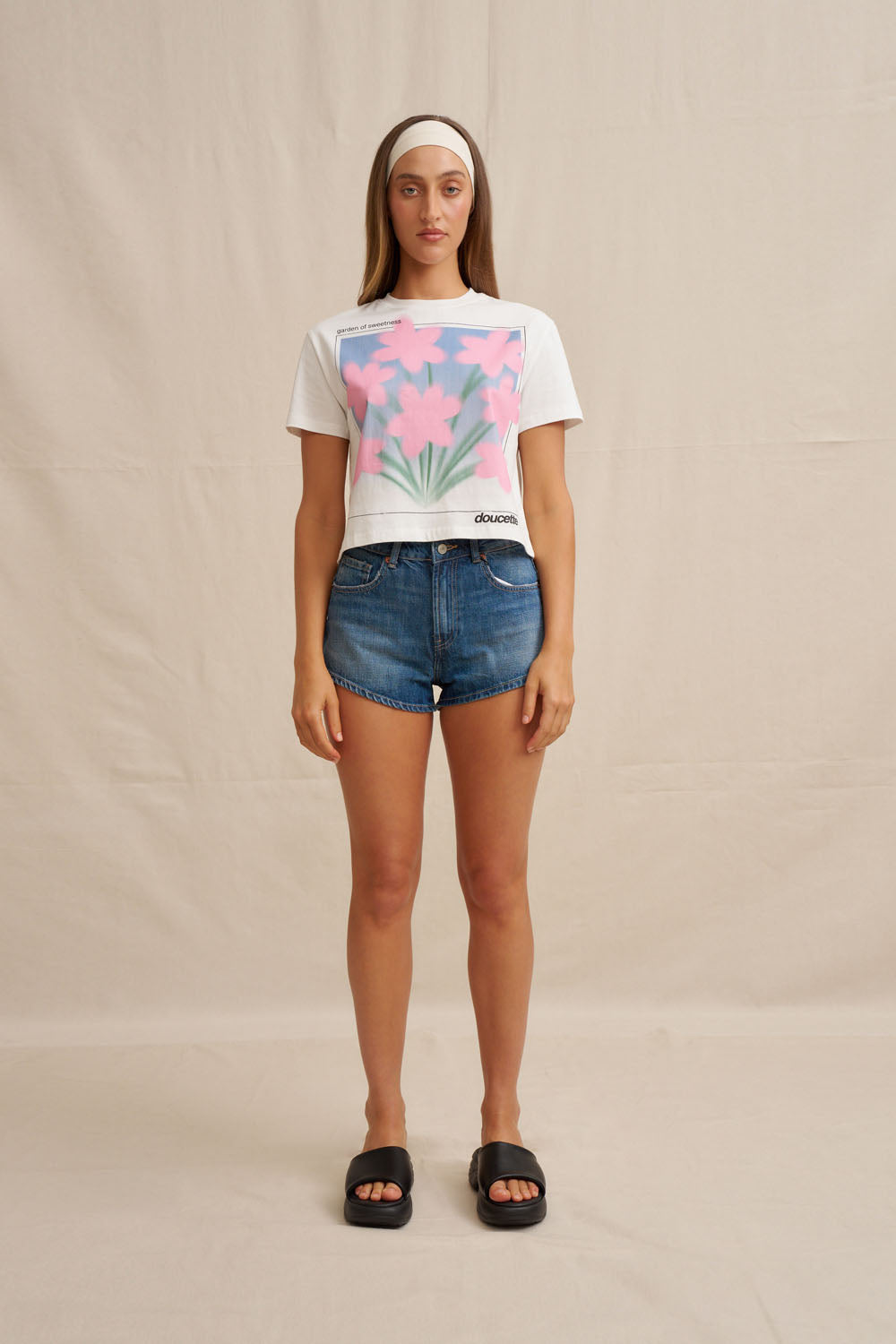 BY JOHNNY. Bouquet Of Blooms Baby Tee - Image 1