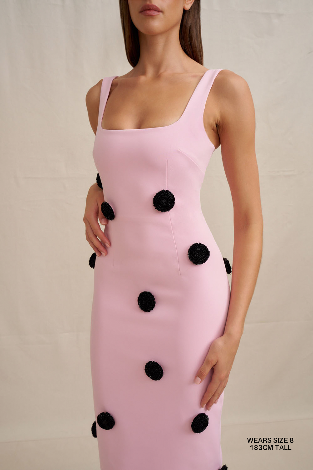 BY JOHNNY. Anita Spot Midi Dress - Image 3