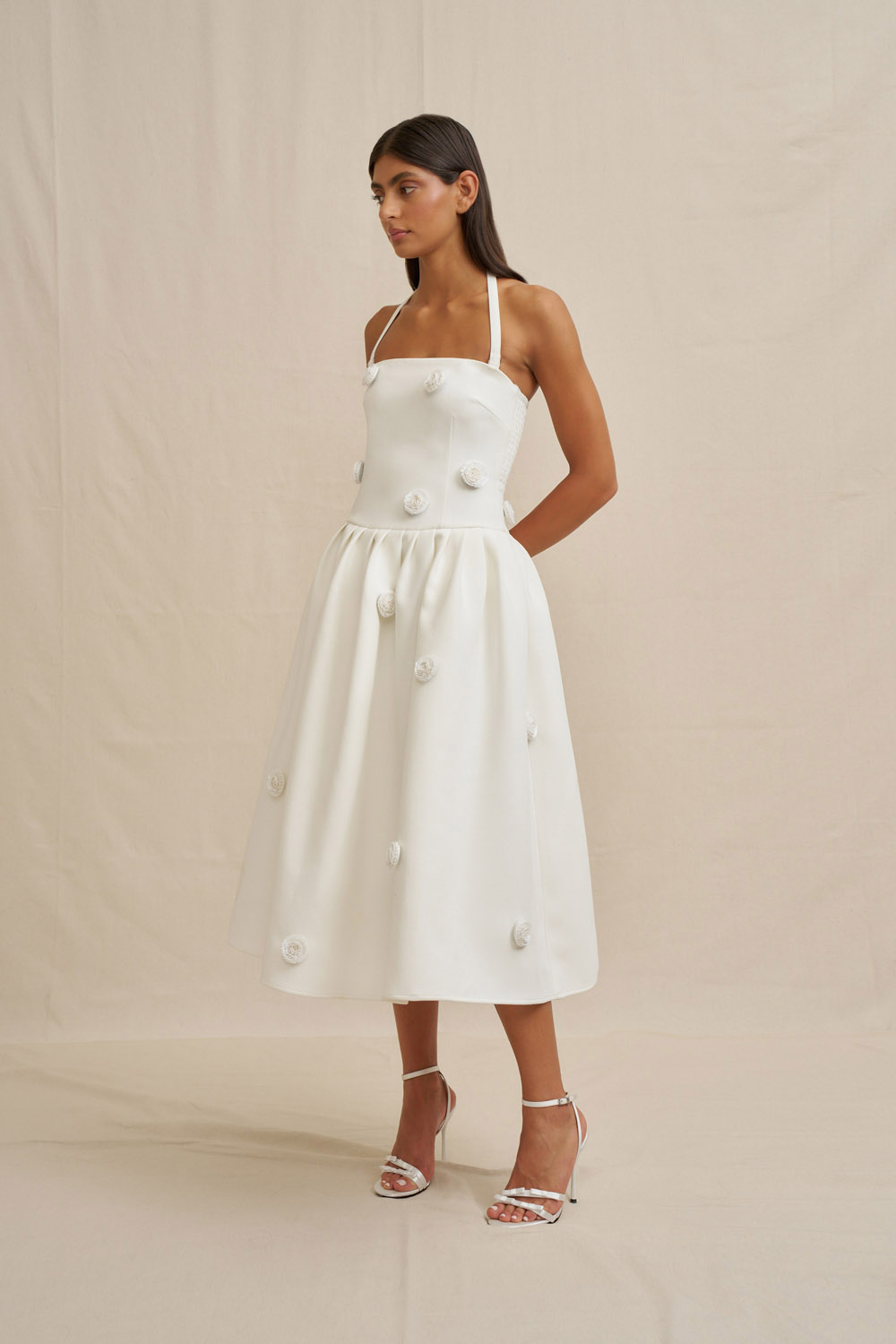 BY JOHNNY. Anita Spot Halter Dress