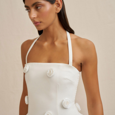 BY JOHNNY. Anita Spot Halter Dress - Image 2