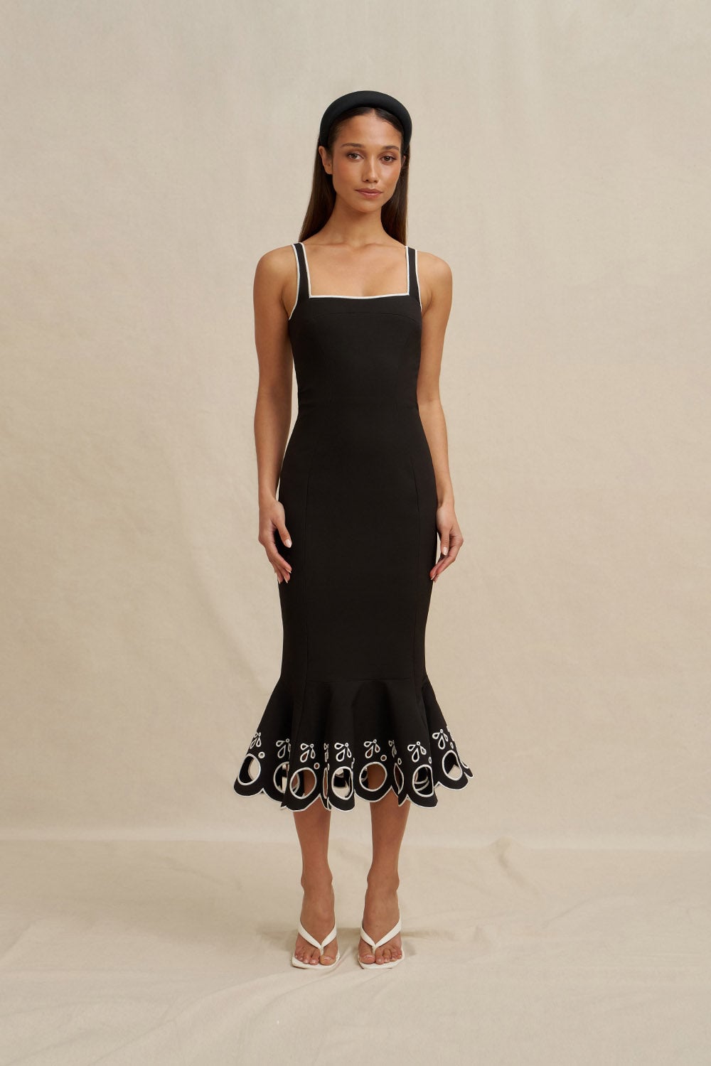 MNBJY140926201308119_3 BY JOHNNY. Allegra Loop Ankle Dress - Image 3