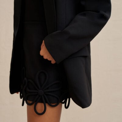 BY JOHNNY. Zinnia Flower Mini Skirt - Image 2