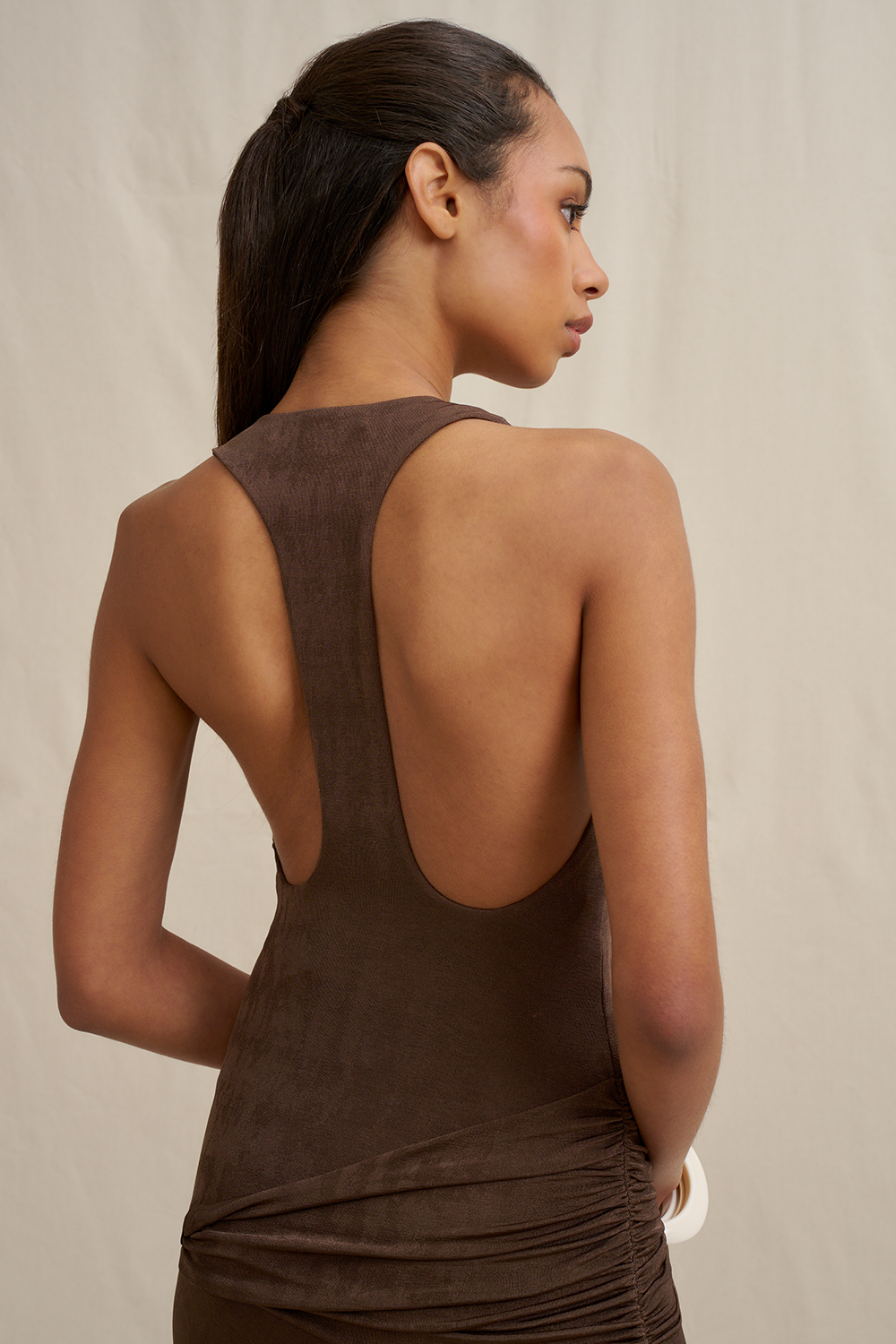 MNBJY140926201308122_3 BY JOHNNY. Vienna Racerback Dress - Image 3
