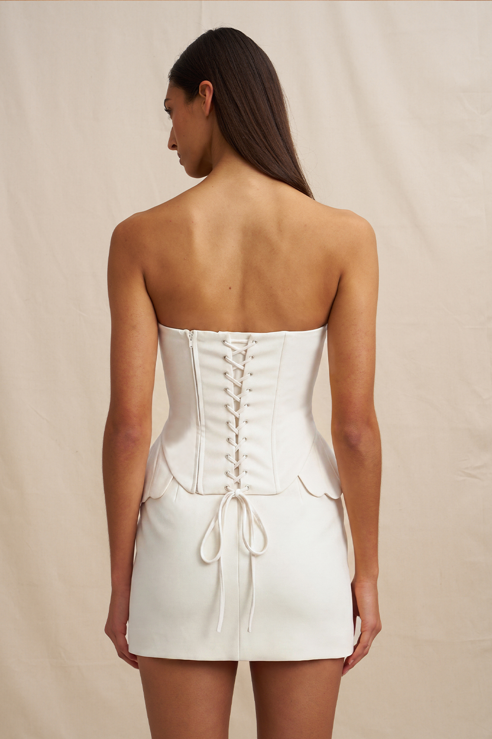 MNBJY310826204609051_2 BY JOHNNY. Koa Corset Shell Top - Image 2