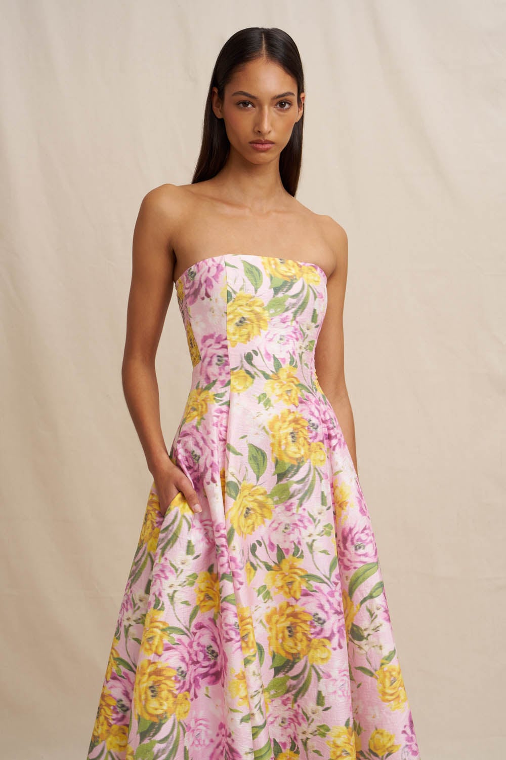 BY JOHNNY. Christina Panel Strapless Dress - Image 2