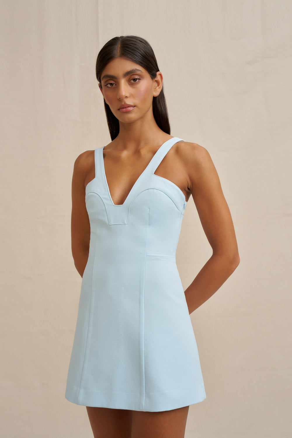 MNBJY310826204609072_2 BY JOHNNY. Camille Bind Mini Dress - Image 2