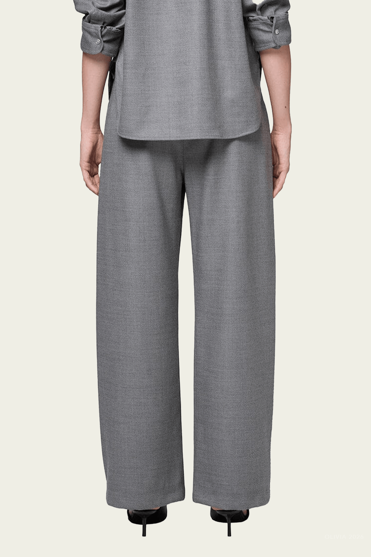 MNCITI140926213402090_3 Citizens of Humanity Brynn Felted Wool Trouser - Image 3