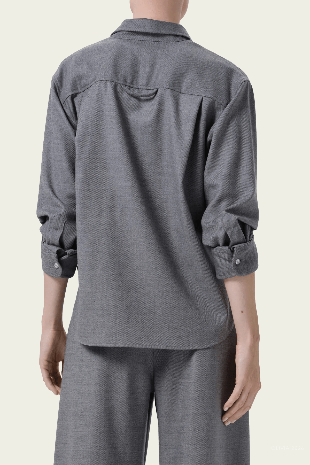 MNCITI140926213402091_3 Citizens of Humanity Kayla Shrunken Felted Wool Shirt - Image 3