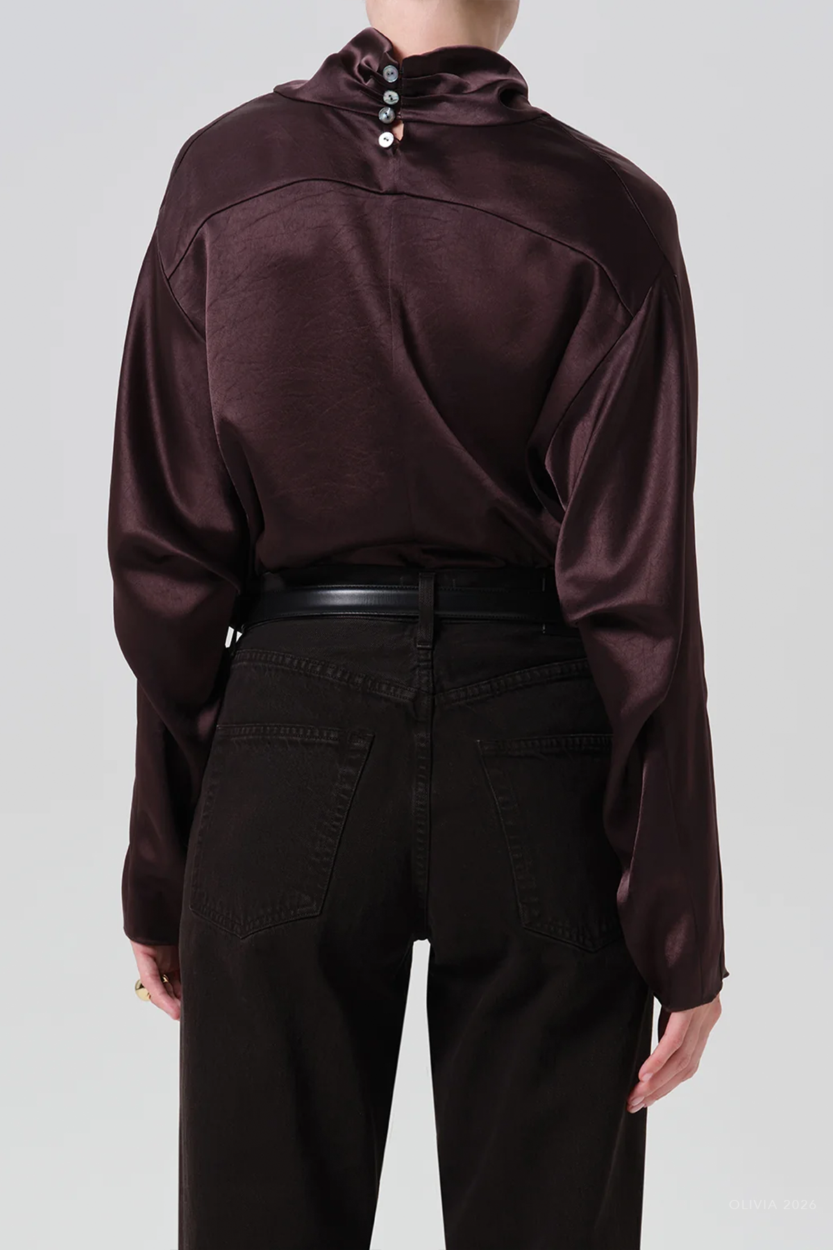 MNCITI140926213402092_3 Citizens of Humanity Ilaria Draped Top - Image 3