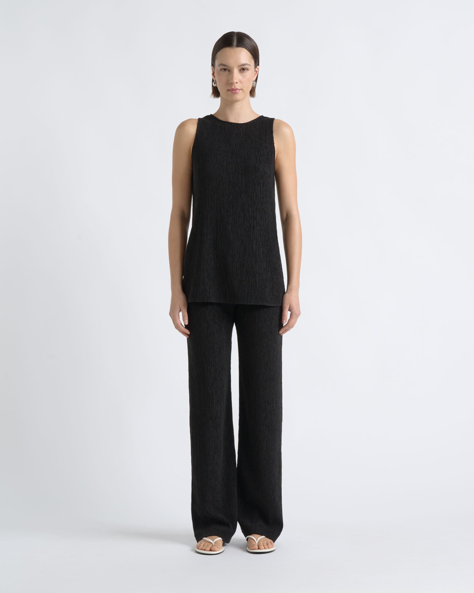 Cue Textured Fitted Top - Image 1
