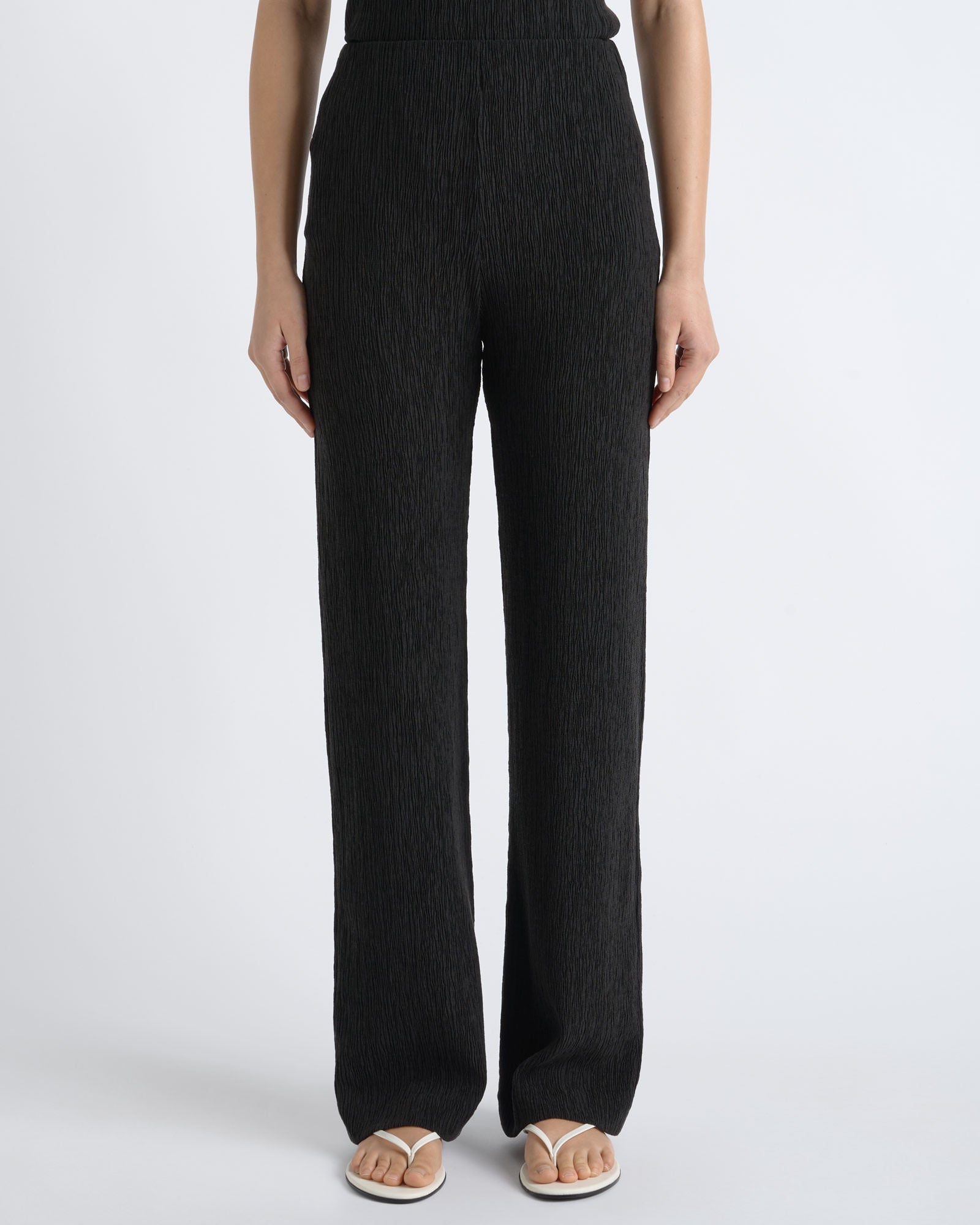 Cue Textured Fitted Pant - Image 1