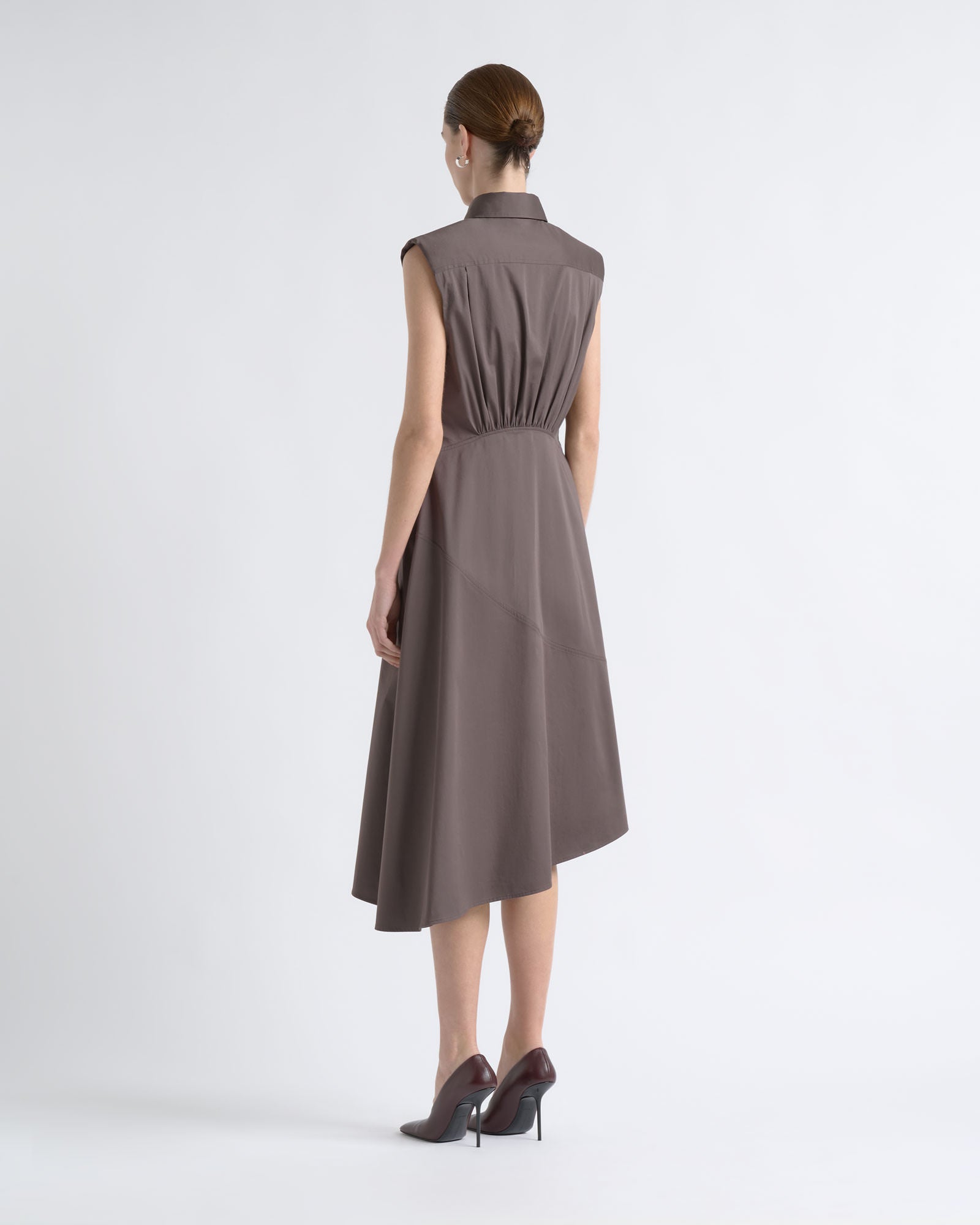 Cue Sleeveless Asymmetric Shirt Dress - Image 3
