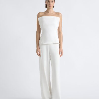 Cue Sculptural Drape Top - Image 1