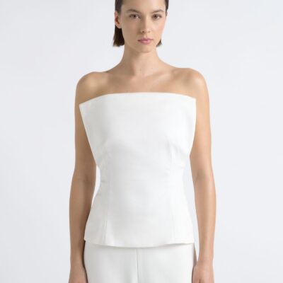 Cue Sculptural Drape Top - Image 2
