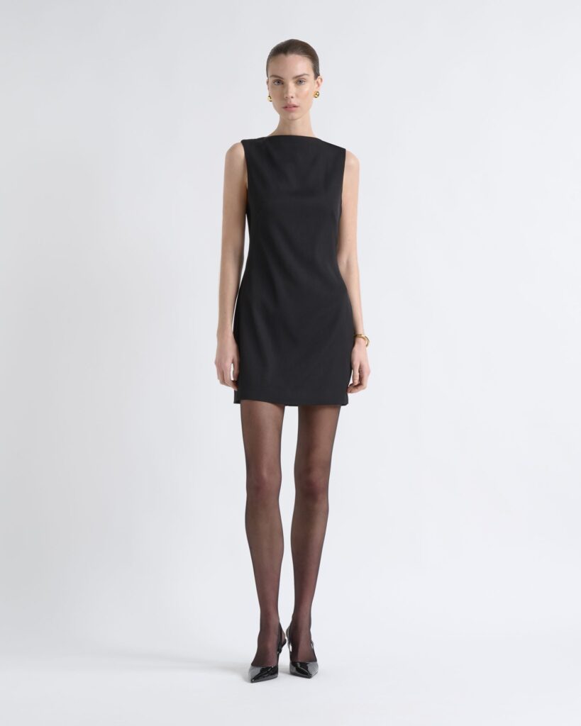 Cue Scoop Neck Mini Dress - Image 1