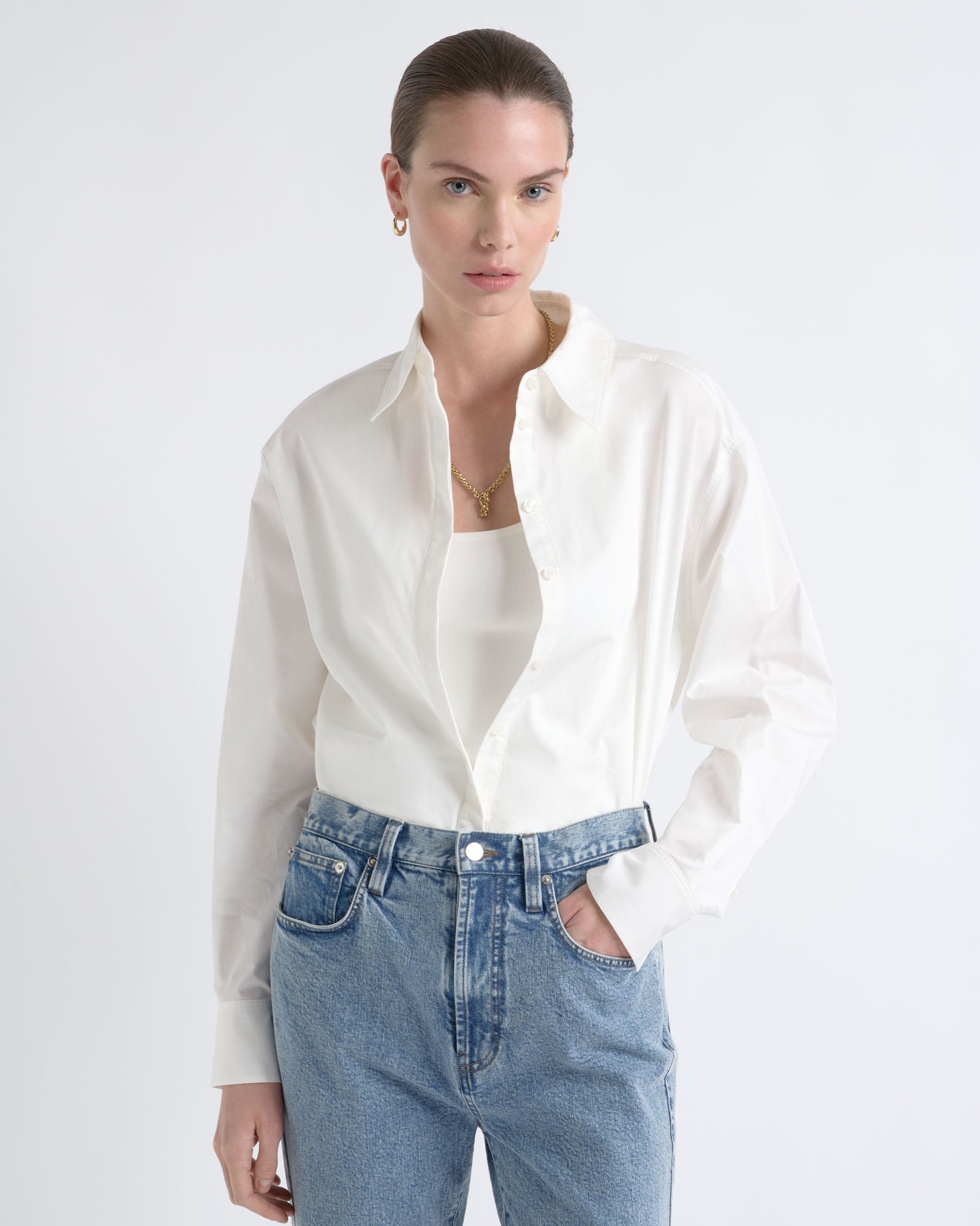 Cue Relaxed Fit Collared Shirt - Image 2