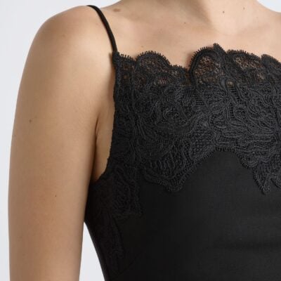 Cue Lace Neckline Mini Dress - Image 2