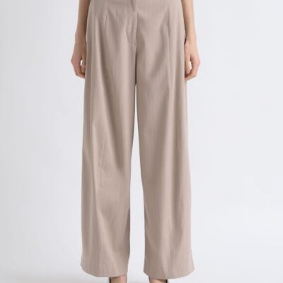 Cue High Waisted Pinstripe Pant - Image 1