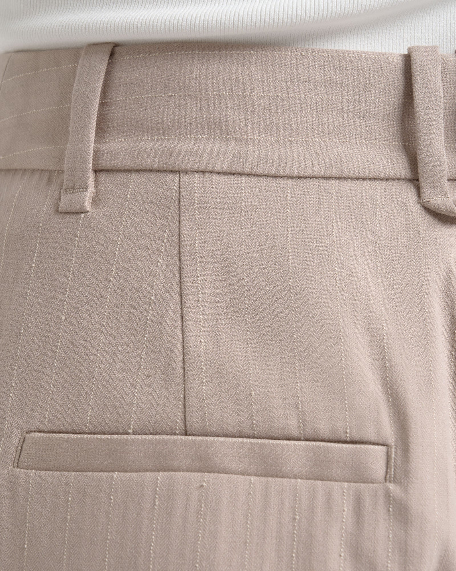 Cue High Waisted Pinstripe Pant - Image 2