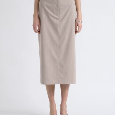 Cue Grown On Pinstripe Skirt - Image 2