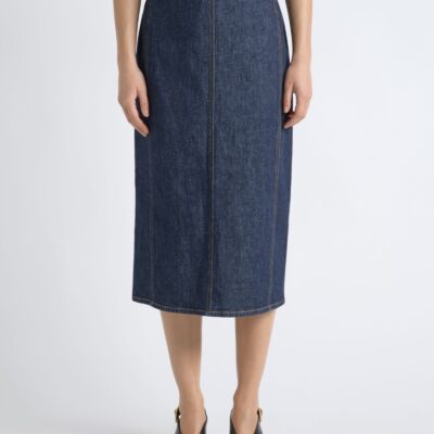Cue Denim Pencil Skirt - Image 2