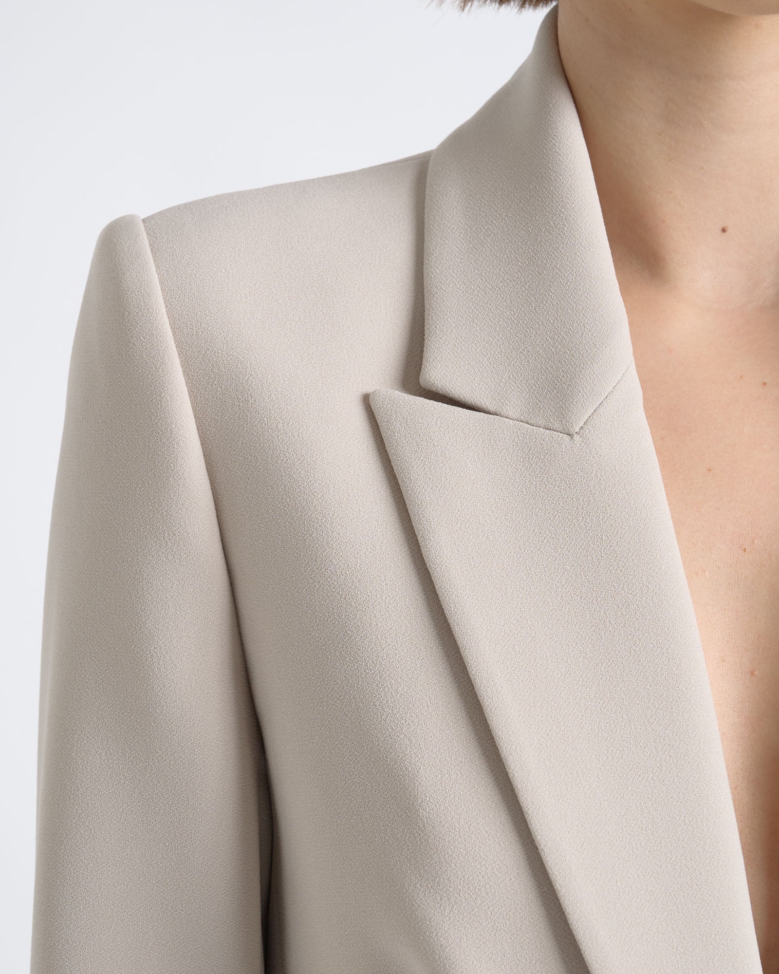 MNCUE140926190148029_3 Cue Crepe Boyfriend Blazer - Image 3