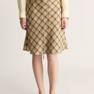 Lee Mathews Zita Wool Skirt - Image 2