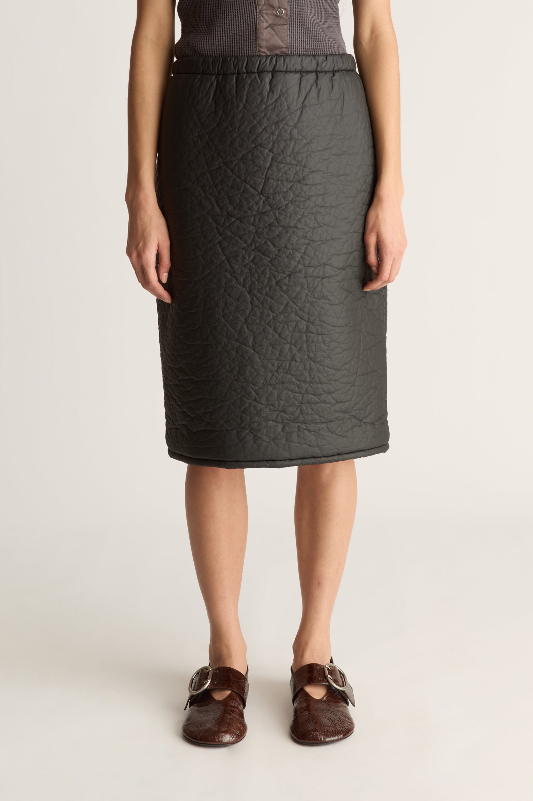 MNLM310826190832009_2 Lee Mathews Puff Midi Skirt - Image 2