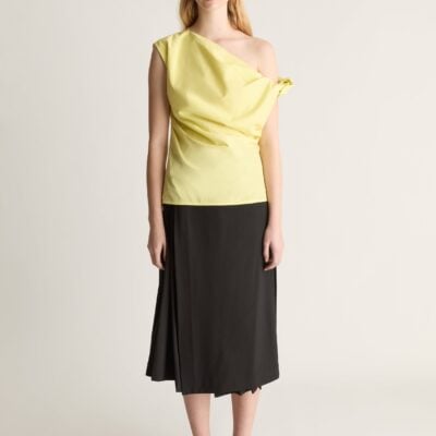 Lee Mathews Nina Silk Twist Top - Image 1