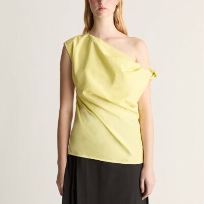 Lee Mathews Nina Silk Twist Top - Image 2