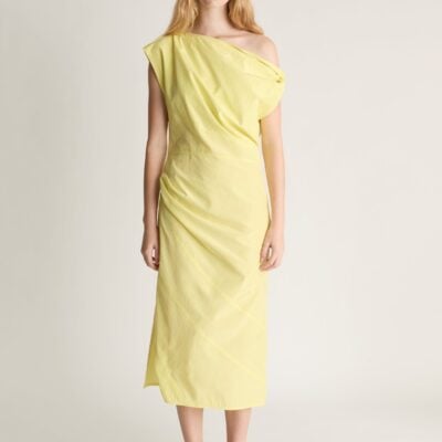 Lee Mathews Nina Silk Twist Dress - Image 1