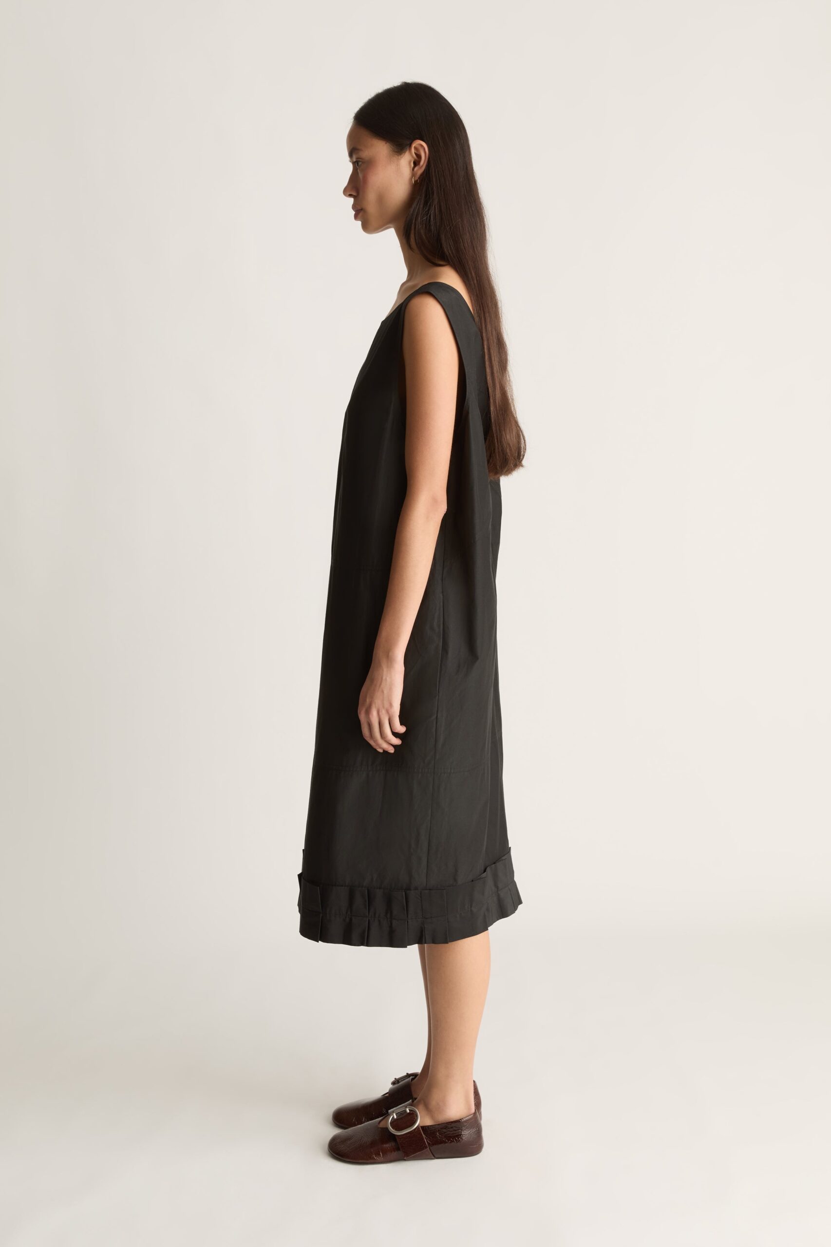Lee Mathews Nina Silk Ruffle Dress - Image 3