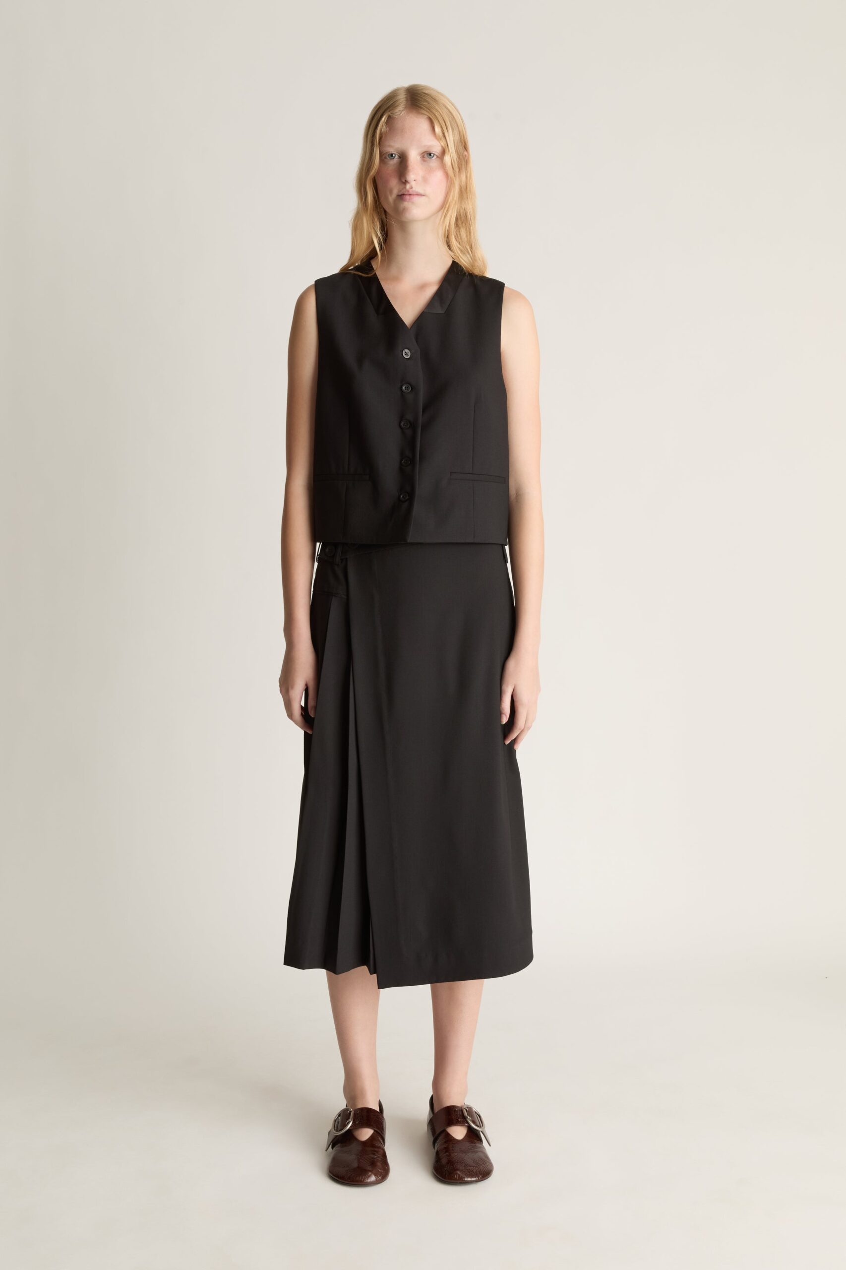 Lee Mathews Myles Wool Vest - Image 1