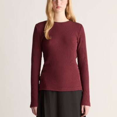 Lee Mathews Mickey Crewneck LS Top - Image 2