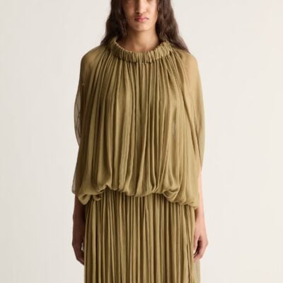 Lee Mathews Liana Drape Dress - Image 2