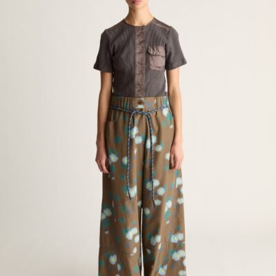 Lee Mathews Lettie Silk Wide Leg Pant - Image 1