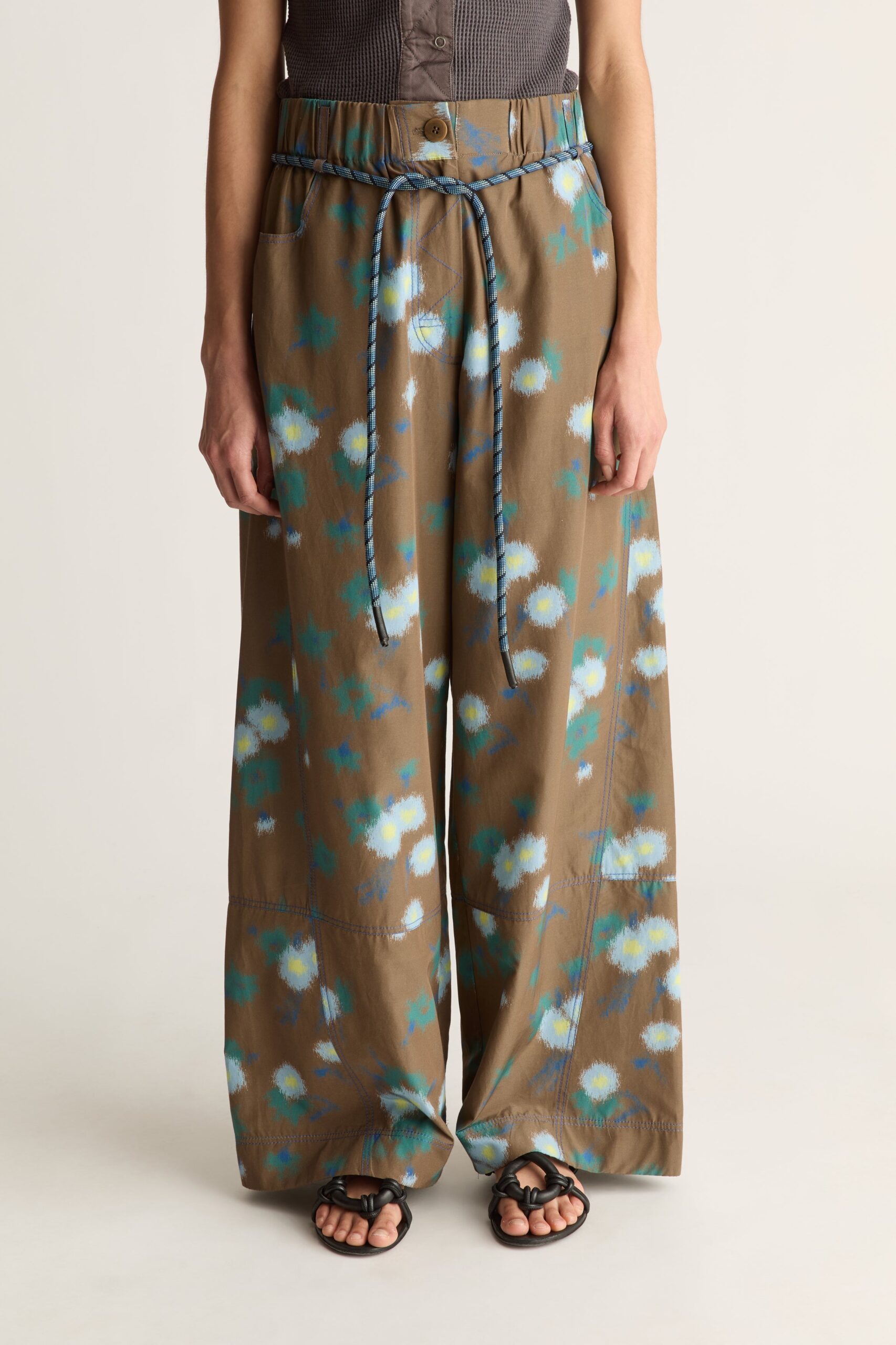 MNLM310826190832043_2 Lee Mathews Lettie Silk Wide Leg Pant - Image 2