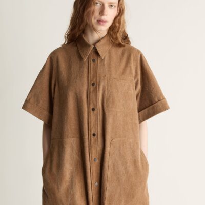 Lee Mathews Lenny Canvas Shirt Dress - Image 2