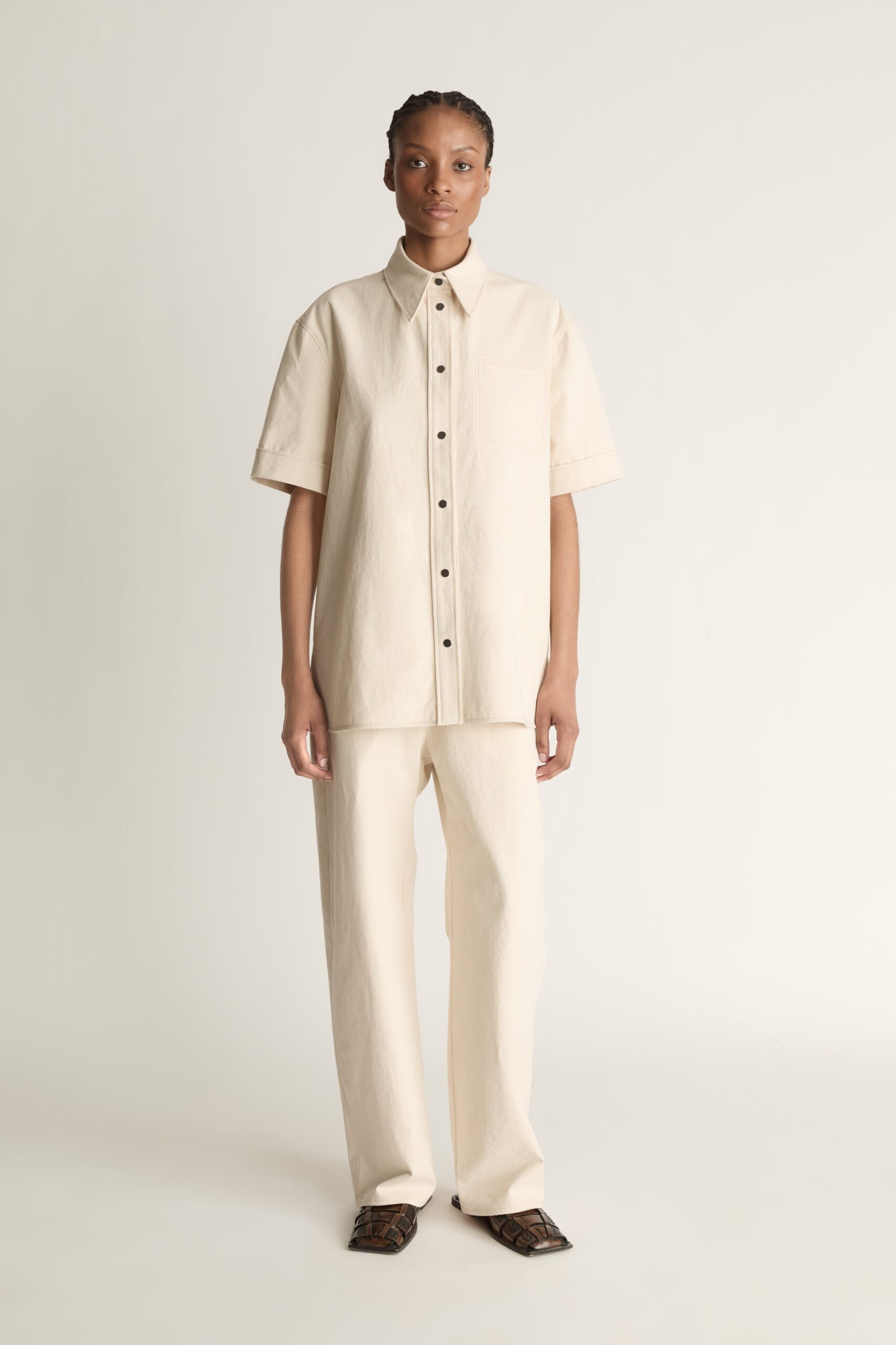 Lee Mathews Lenny Canvas SS Shirt - Image 1